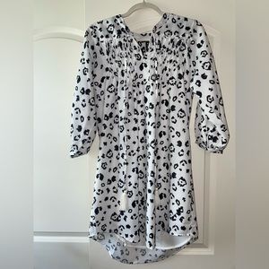 Aqua Leopard Dress